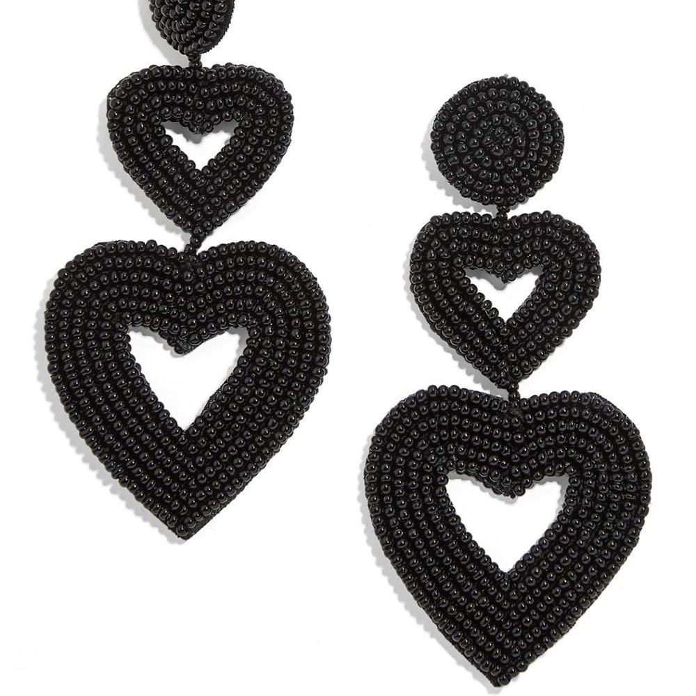 BAUBLEBAR Vierra Heart Drop beaded Earrings
